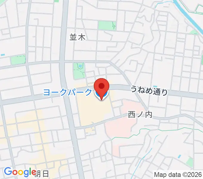 ヨークカルチャーセンター郡山の地図