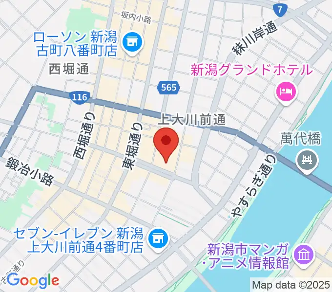 ヨークカルチャーセンター新潟の地図