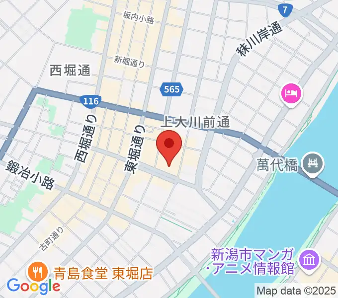ヨークカルチャーセンター新潟の地図