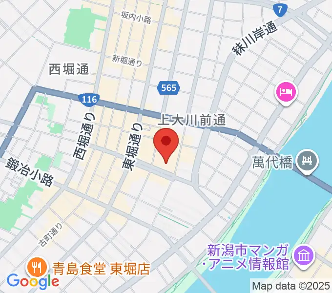 ヨークカルチャーセンター新潟の地図