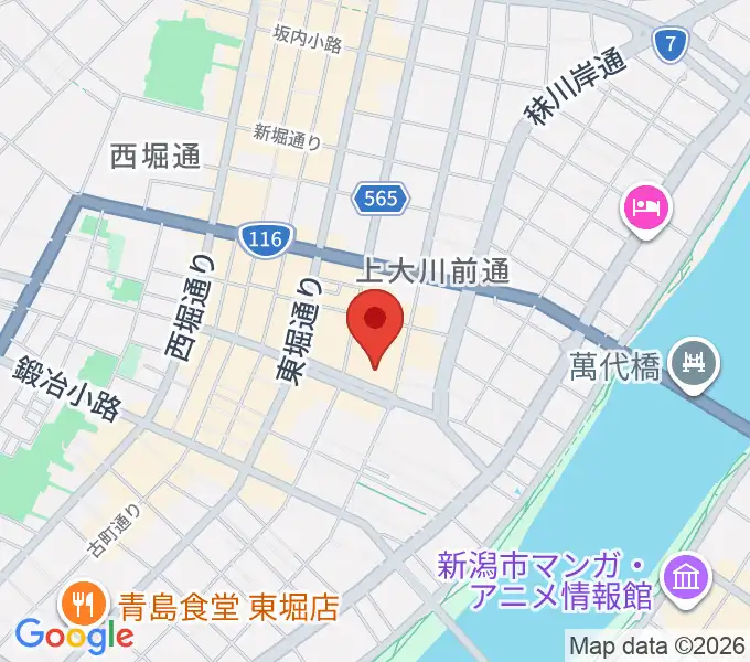 ヨークカルチャーセンター新潟の地図