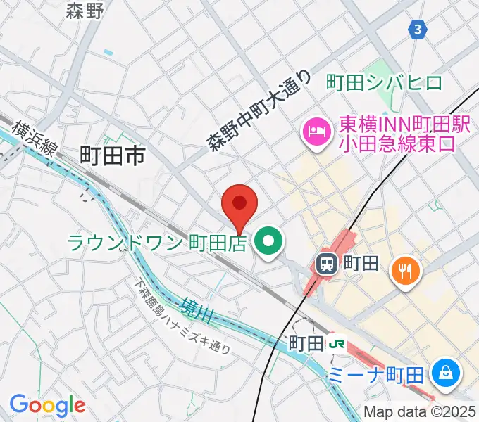 弦楽器工房シゲッティの地図