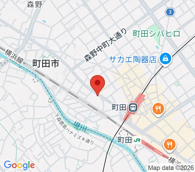 弦楽器工房シゲッティの地図