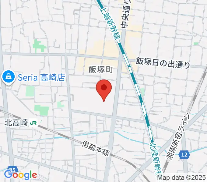 高崎カルチャーセンターの地図