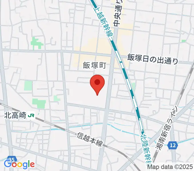 高崎カルチャーセンターの地図