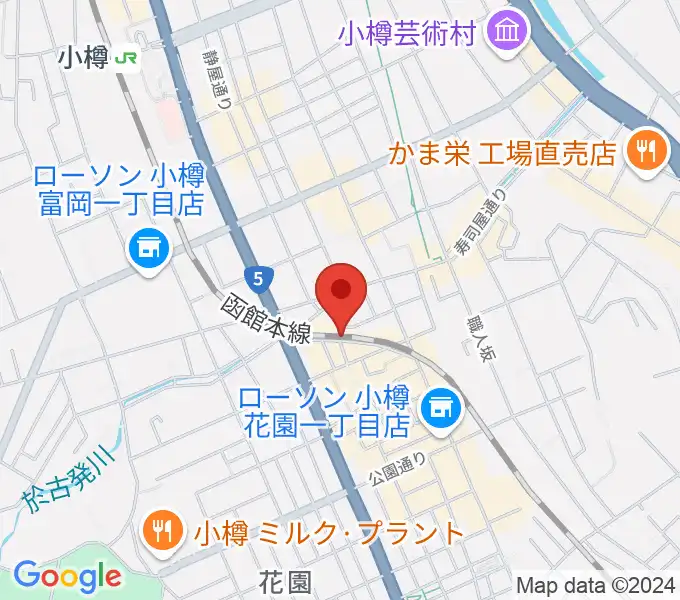 小樽ニューポートの地図