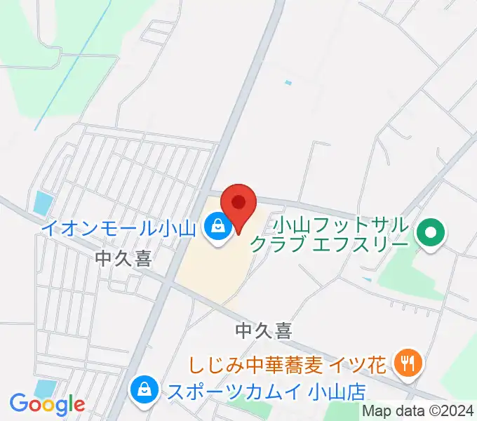 小山カルチャーセンターの地図