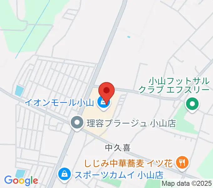 小山カルチャーセンターの地図