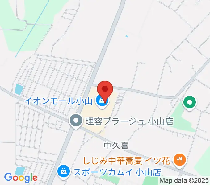 小山カルチャーセンターの地図