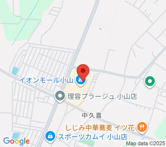 小山カルチャーセンターの地図