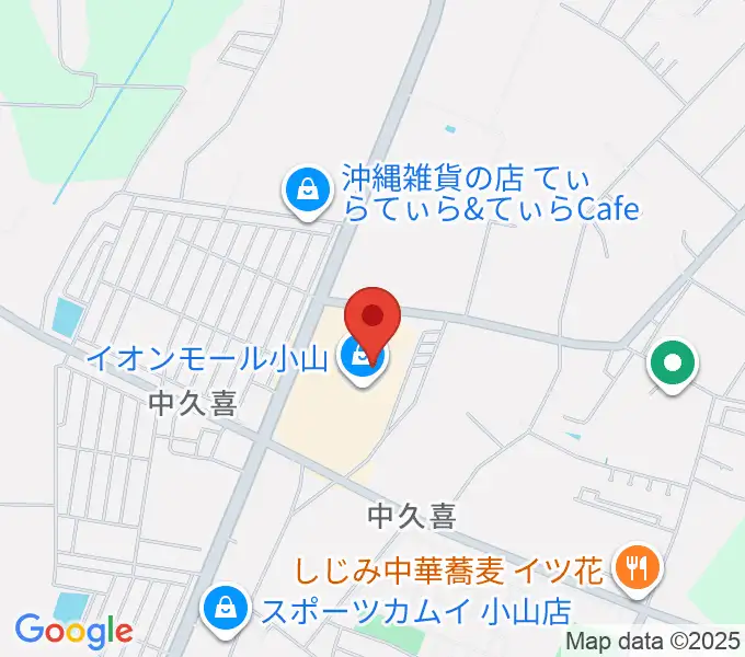 小山カルチャーセンターの地図