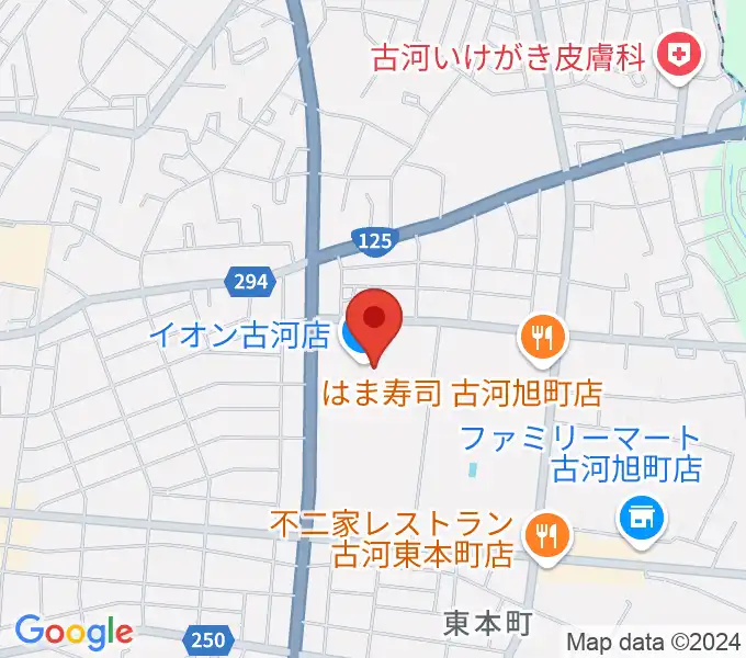 古河カルチャーセンターの地図