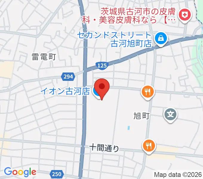 古河カルチャーセンターの地図