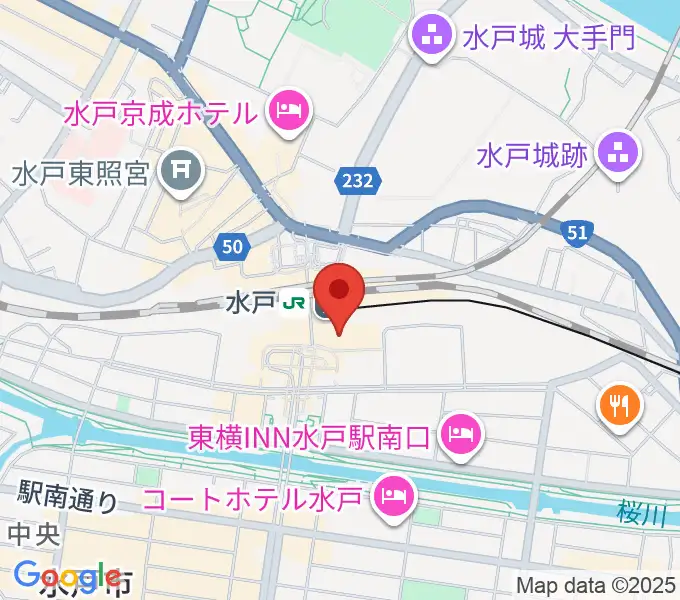 エクセルカルチャーセンターの地図