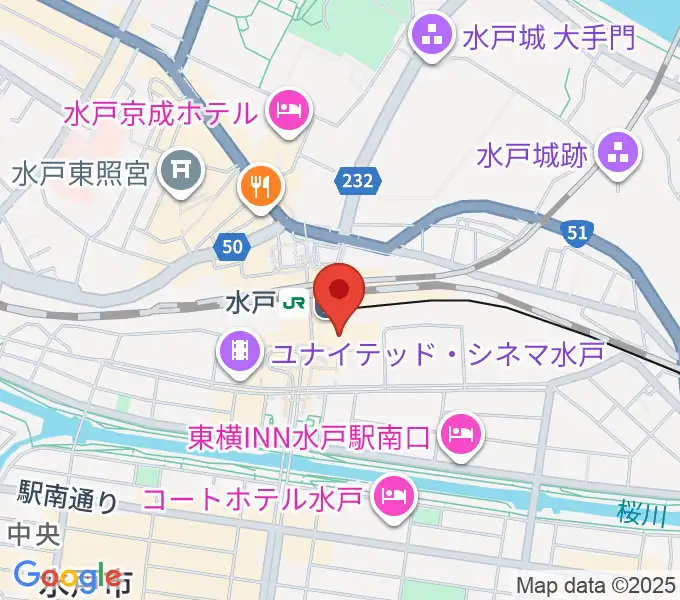 エクセルカルチャーセンターの地図