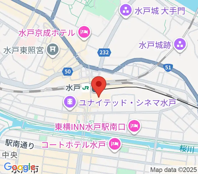 エクセルカルチャーセンターの地図