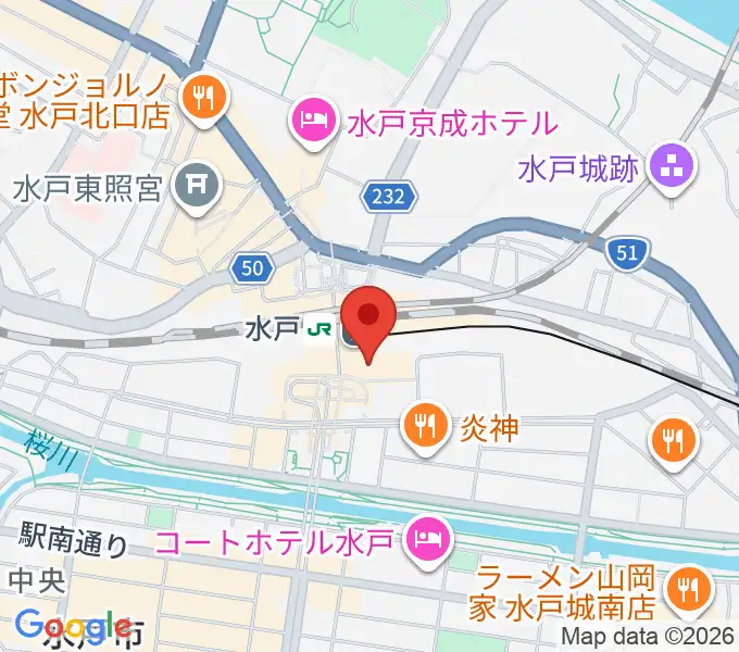 エクセルカルチャーセンターの地図