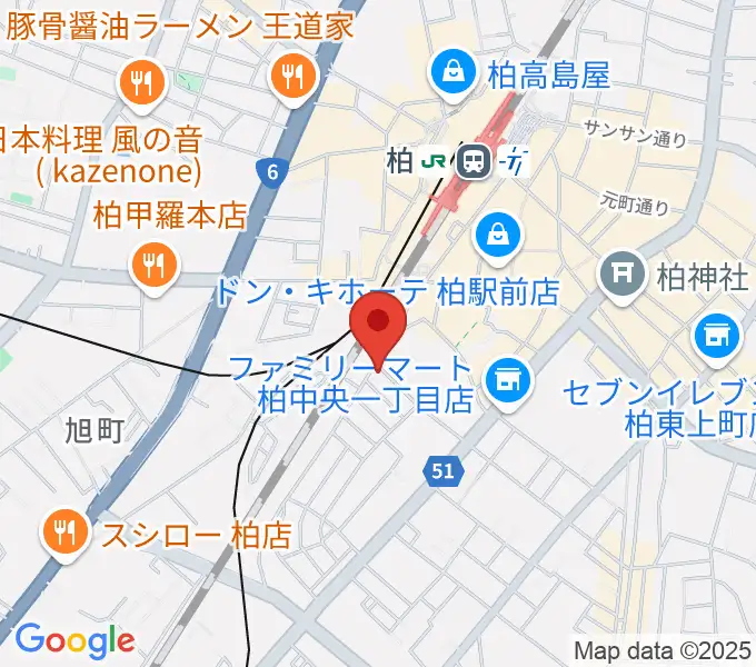 メアボイストレーニング柏の地図