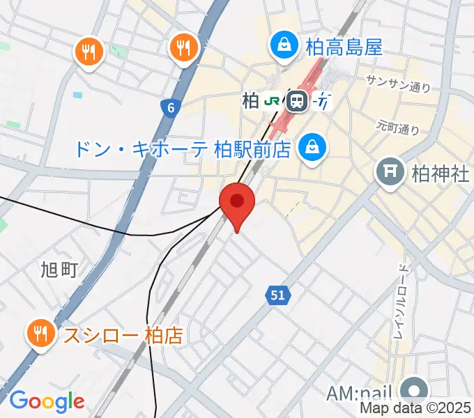 メアボイストレーニング柏の地図
