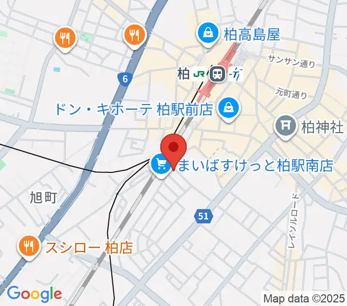 メアボイストレーニング柏の地図