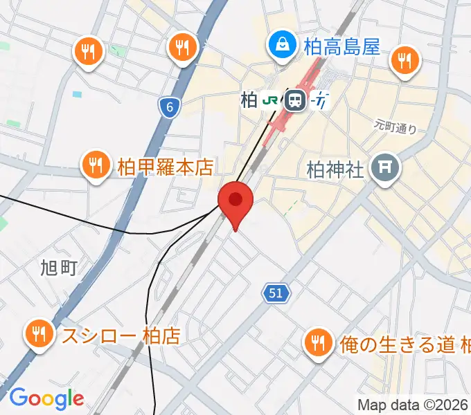 メアボイストレーニング柏の地図