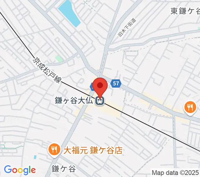 鎌ケ谷カルチャーセンターの地図