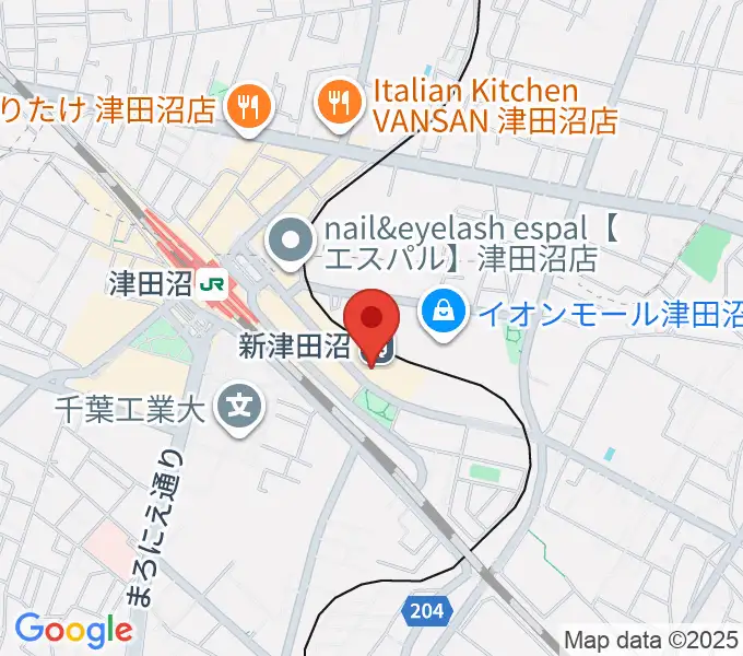 ヨークカルチャーセンター津田沼の地図