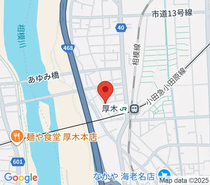 山脇ピアノ教室の地図