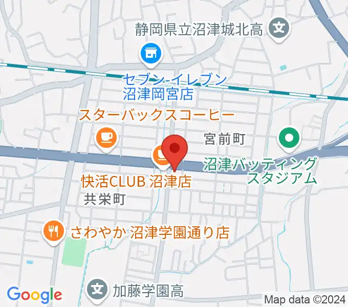 すみやグッディ沼津店の地図