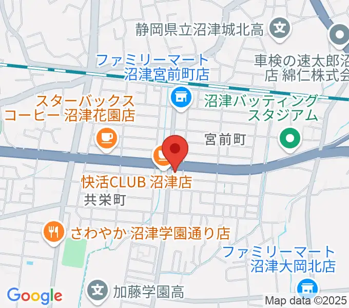 すみやグッディ沼津店の地図