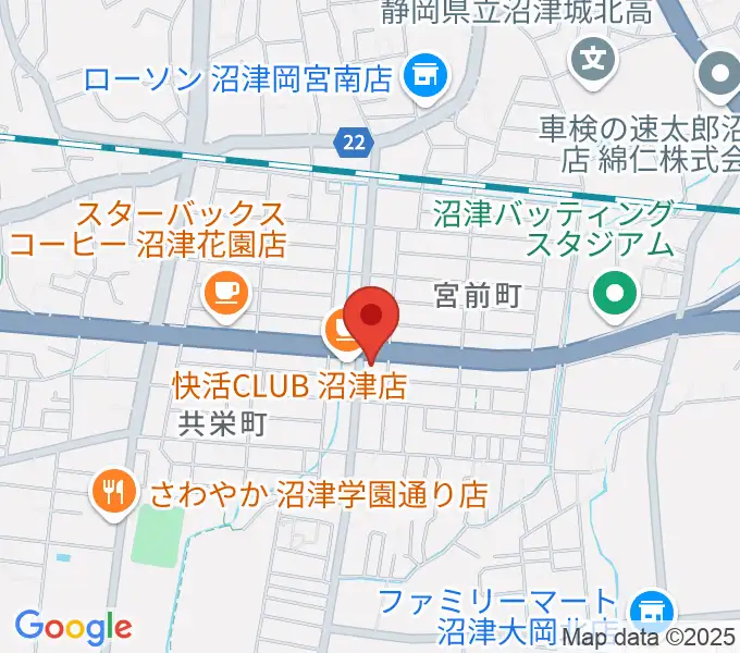すみやグッディ沼津店の地図