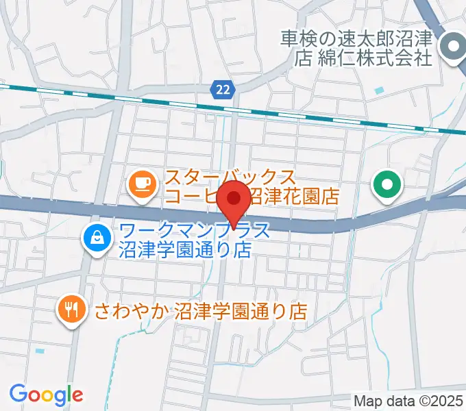 すみやグッディ沼津店の地図