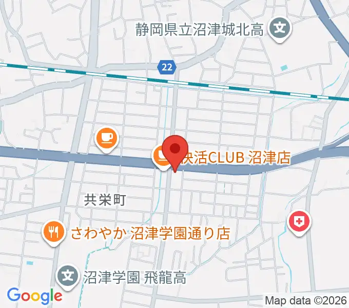 すみやグッディ沼津店の地図