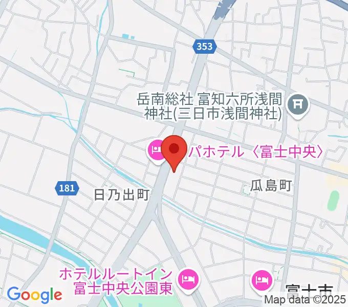 すみやグッディ富士店の地図