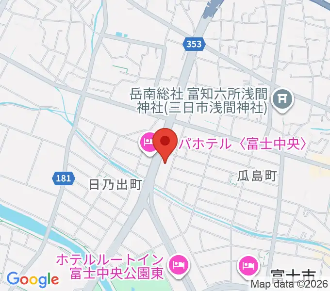 すみやグッディ富士店の地図
