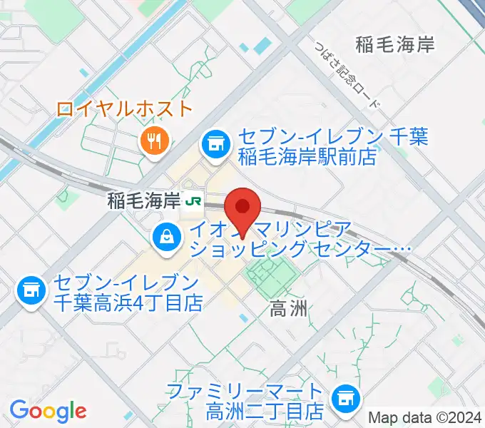 稲毛海岸カルチャーセンターの地図