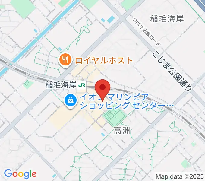 稲毛海岸カルチャーセンターの地図