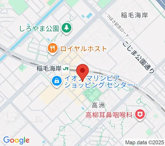 稲毛海岸カルチャーセンターの地図