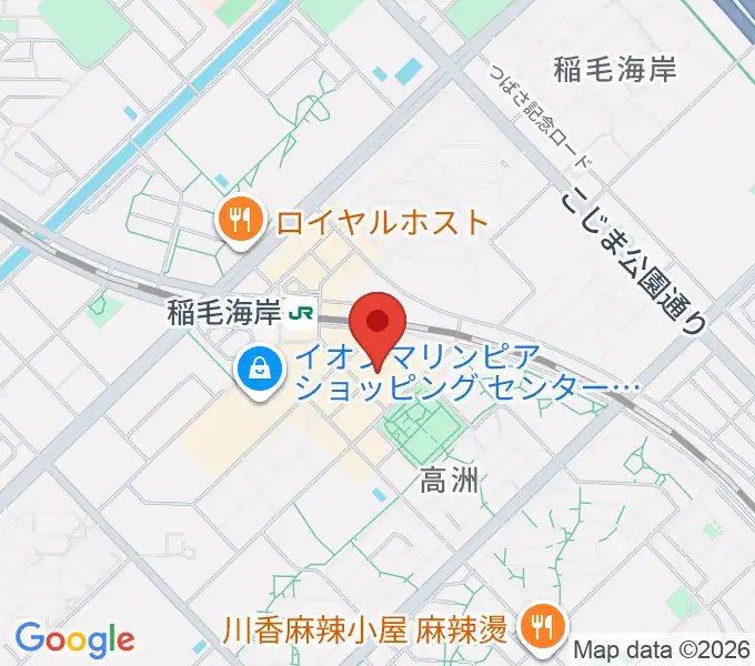 稲毛海岸カルチャーセンターの地図