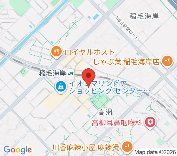 稲毛海岸カルチャーセンターの地図