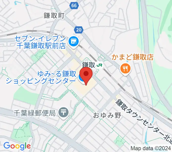 鎌取カルチャーセンターの地図