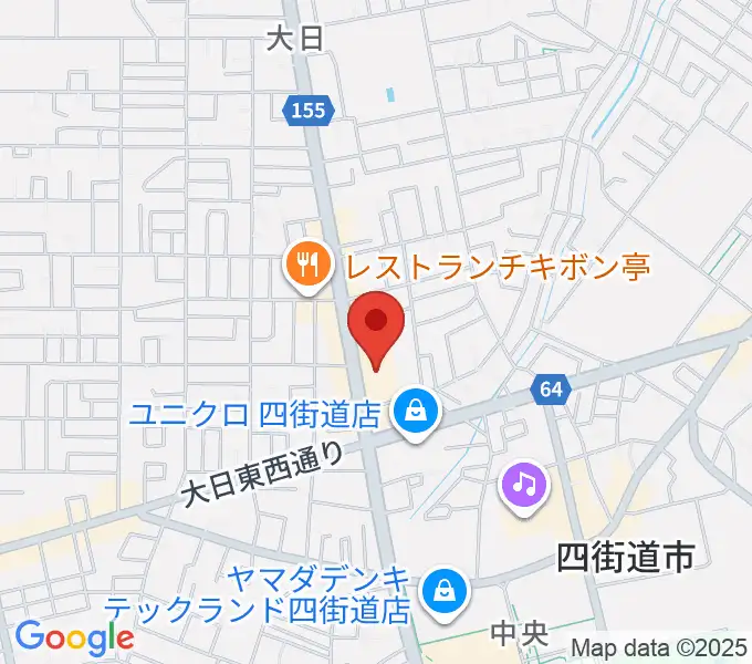 四街道カルチャーセンターの地図