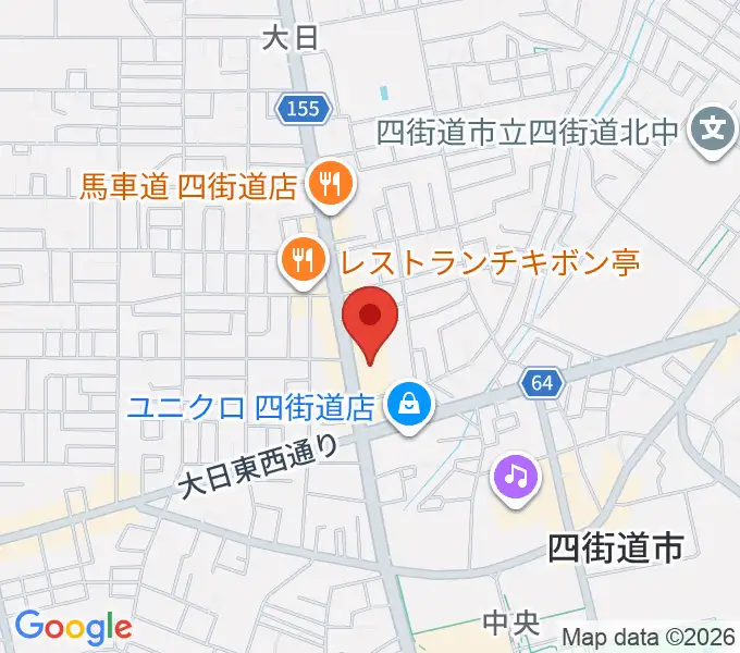 四街道カルチャーセンターの地図