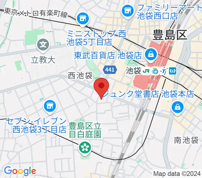 としま産業振興プラザ IKE・Bizの地図