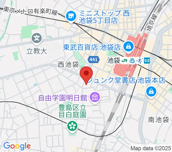 としま産業振興プラザ IKE・Bizの地図