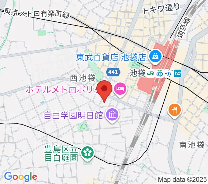 としま産業振興プラザ IKE・Bizの地図