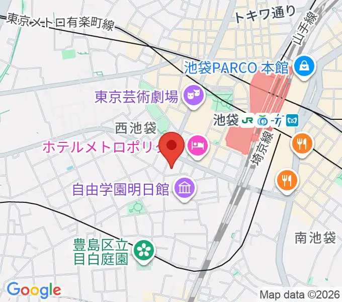 としま産業振興プラザ IKE・Bizの地図