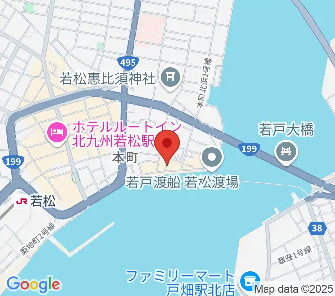 旧古河鉱業若松ビルの地図