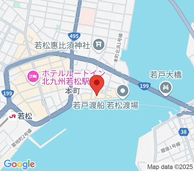 旧古河鉱業若松ビルの地図