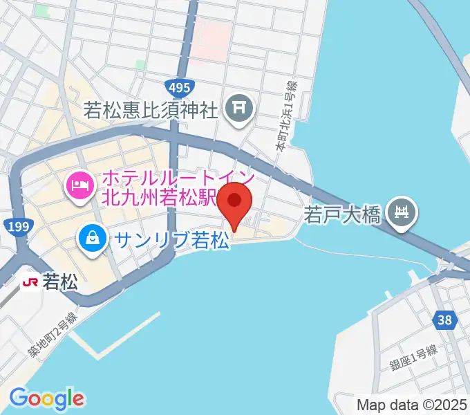 旧古河鉱業若松ビルの地図